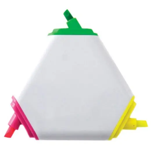 Triangle Highlighter Solid White Open